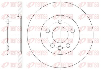 Brake Disc REMSA 6481.00