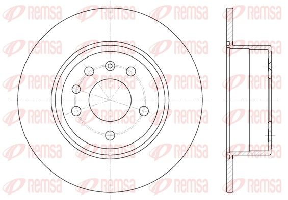 REMSA 6487.00 Brake Disc