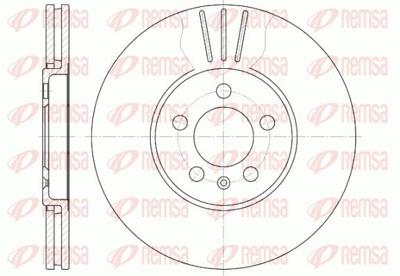 REMSA 6493.10 Brake Disc