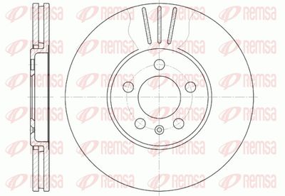 Brake Disc REMSA 6493.10