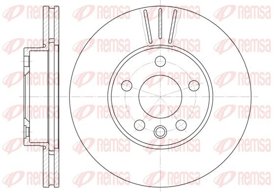 REMSA 6496.10 Brake Disc