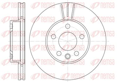 Brake Disc REMSA 6496.10