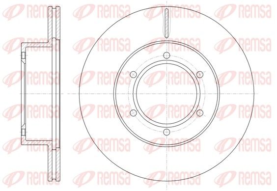 REMSA 6497.10 Brake Disc