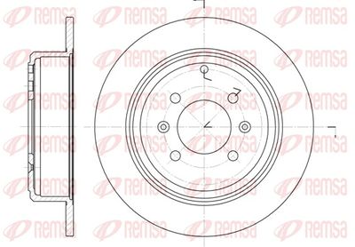 Brake Disc REMSA 6498.00