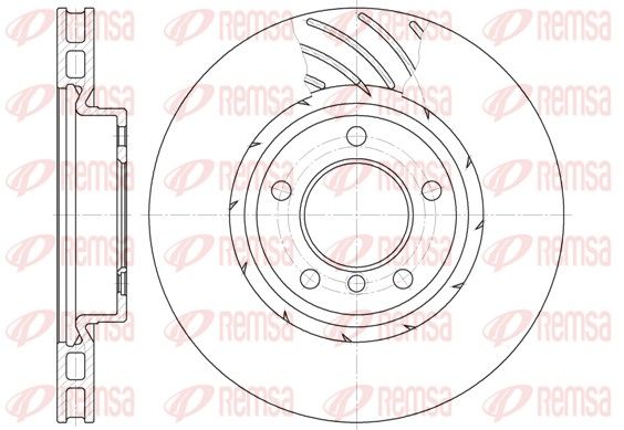 REMSA 6508.10 Brake Disc