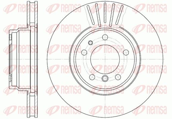 REMSA 6509.10 Brake Disc