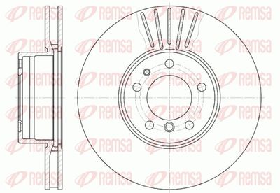 Brake Disc REMSA 6511.10