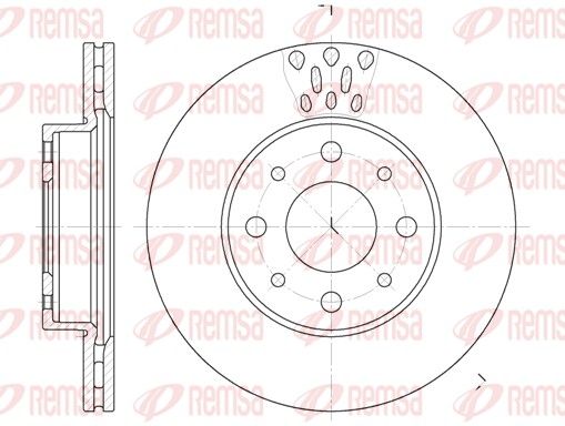 REMSA 6517.10 Brake Disc