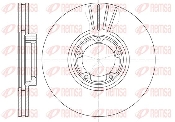 REMSA 6518.10 Brake Disc