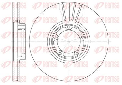 Brake Disc REMSA 6519.10