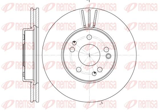 REMSA 6524.10 Brake Disc