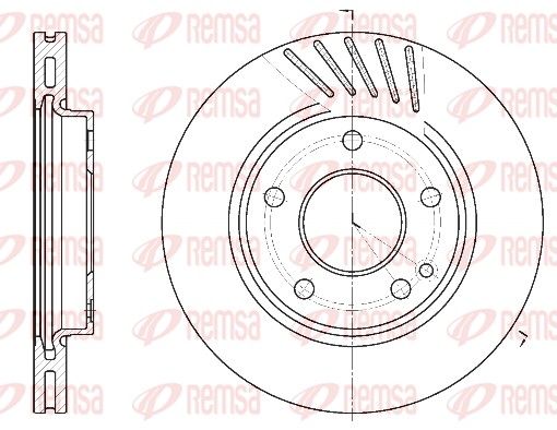 REMSA 6527.10 Brake Disc