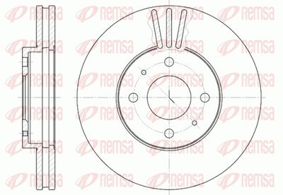 Brake Disc REMSA 6530.10