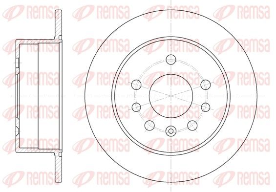 REMSA 6532.00 Brake Disc