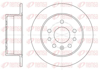 Brake Disc REMSA 6532.00