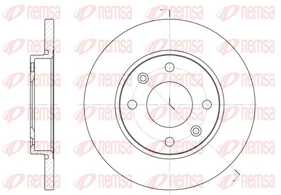 REMSA 6535.00 Brake Disc
