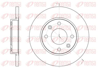 Brake Disc REMSA 6535.00