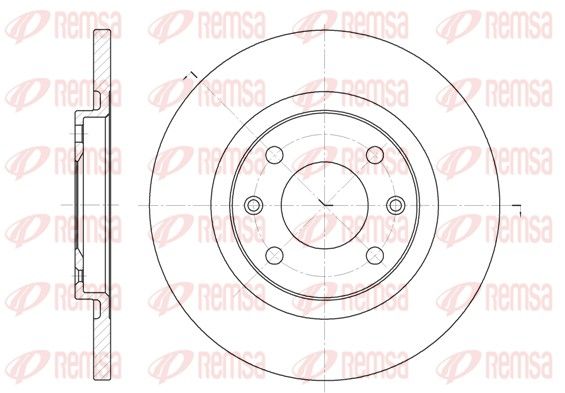 REMSA 6536.00 Brake Disc