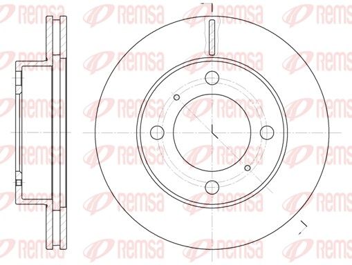 REMSA 6539.10 Brake Disc
