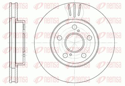 Brake Disc REMSA 6540.10