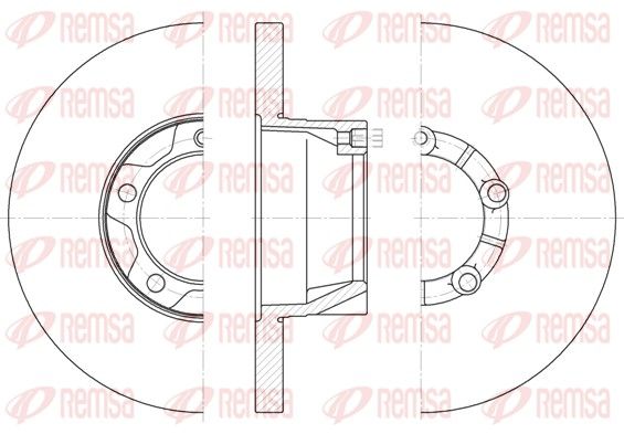 REMSA 6543.00 Brake Disc