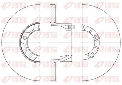 Brake Disc REMSA 6543.00