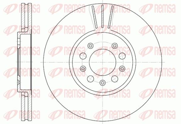REMSA 6544.10 Brake Disc