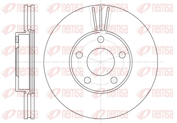 REMSA 6549.10 Brake Disc