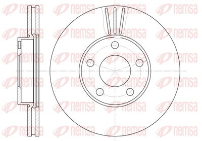 Brake Disc REMSA 6549.10