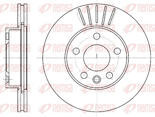 REMSA 6551.10 Brake Disc