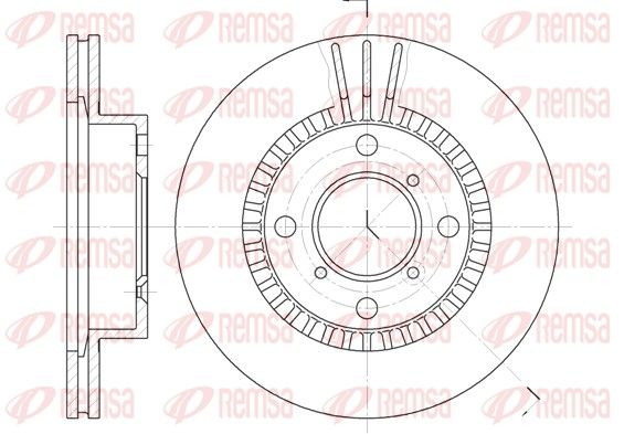 REMSA 6553.10 Brake Disc