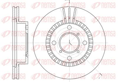 Brake Disc REMSA 6553.10