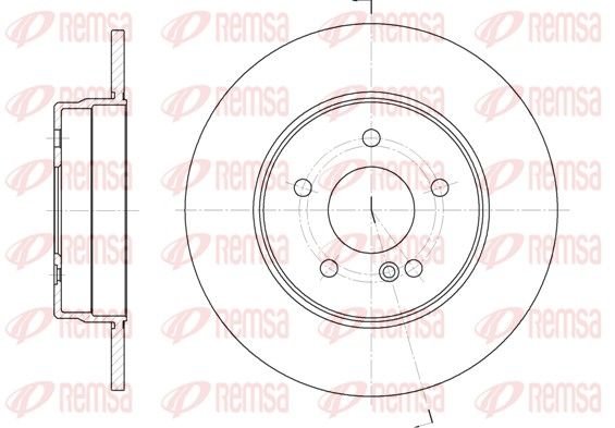 REMSA 6555.00 Brake Disc