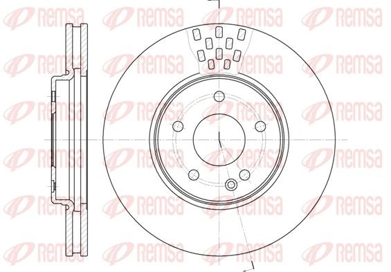 REMSA 6556.10 Brake Disc