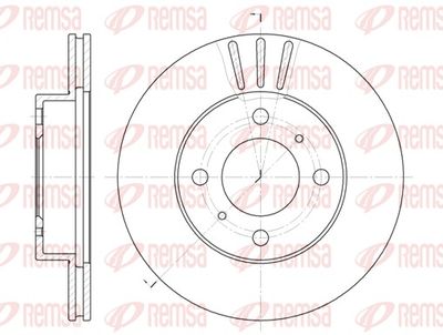Brake Disc REMSA 6557.10