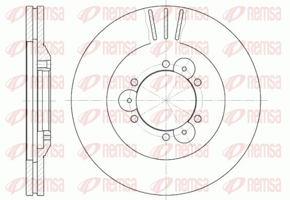 REMSA 6560.10 Brake Disc