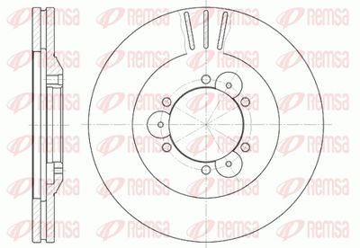 Brake Disc REMSA 6560.10
