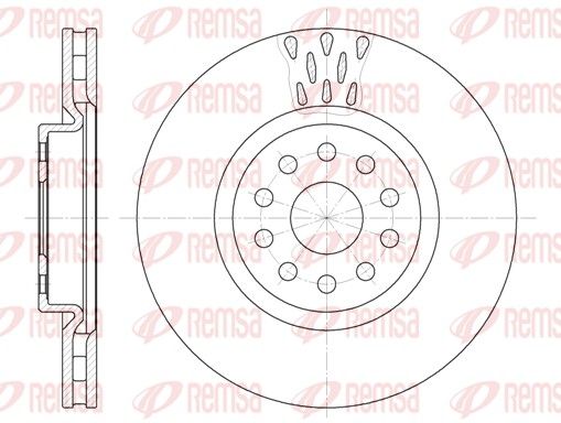REMSA 6563.10 Brake Disc