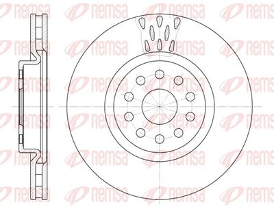 Brake Disc REMSA 6563.10