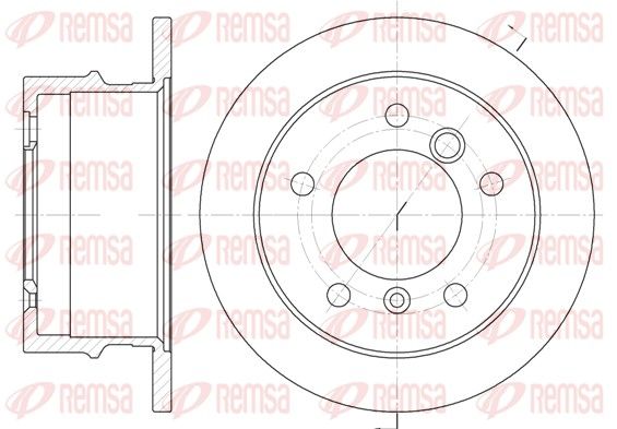 REMSA 6565.00 Brake Disc