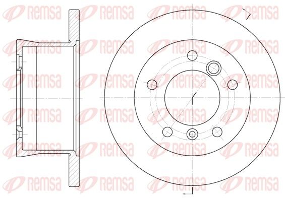 REMSA 6566.00 Brake Disc