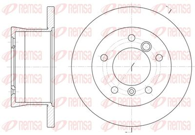 Brake Disc REMSA 6566.00