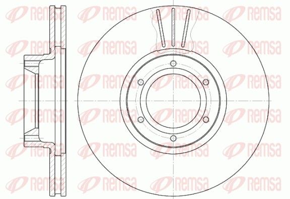 REMSA 6567.10 Brake Disc