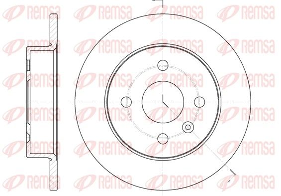 REMSA 6570.00 Brake Disc
