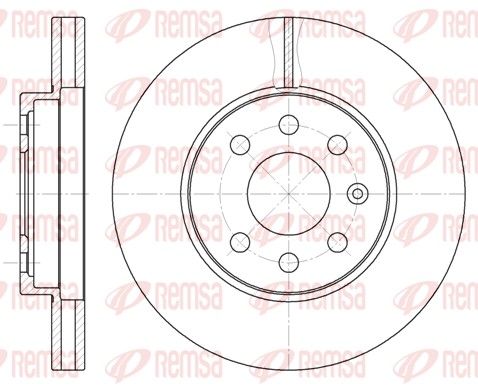 REMSA 6573.10 Brake Disc