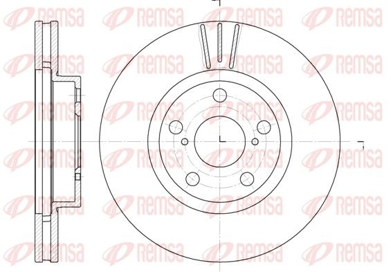 REMSA 6577.10 Brake Disc
