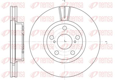 Brake Disc REMSA 6577.10