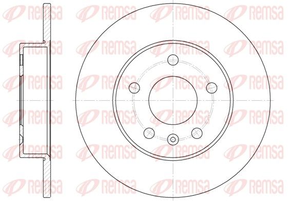 REMSA 6578.00 Brake Disc