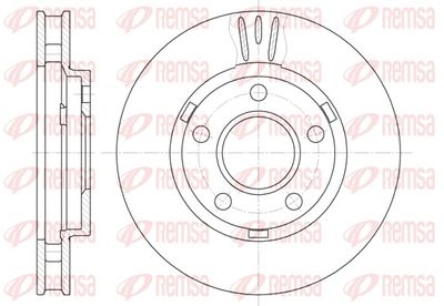 Brake Disc REMSA 6581.10