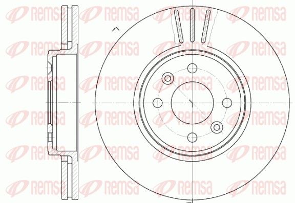 REMSA 6583.10 Brake Disc